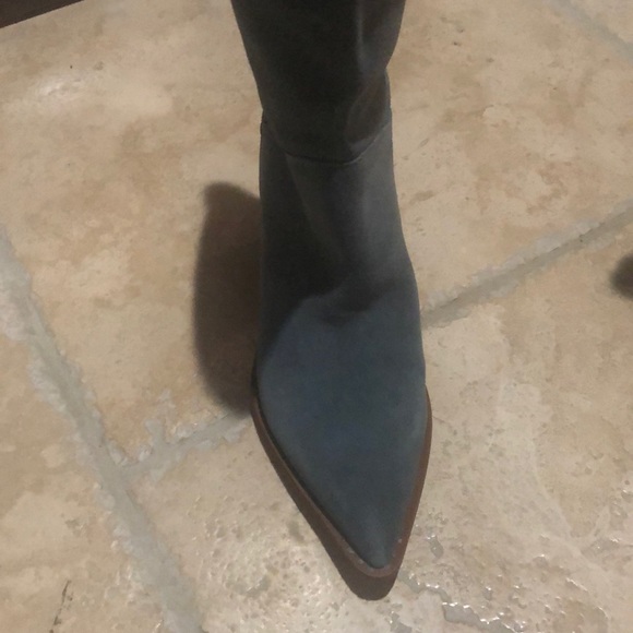 Sam Edelman 7.5 Suede Grey Boots! Worn Once🌹 - Picture 4 of 7